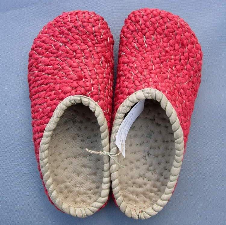 Jute Espadrille Flat Shoe (Women's) — jute manufacturer Bangladesh, Farook Jute Mills (JDP-042)
